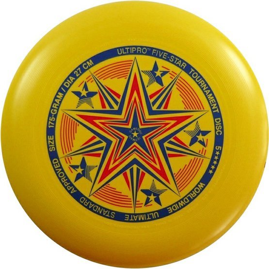 Frisbee UltiPro-FiveStar yellow 01