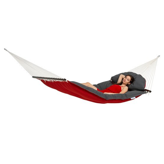 Houpací síť Fat hammock red