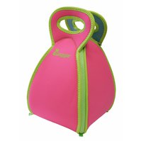 Plážová taška Baggie růžová/zelená