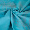 Šátek na nošení dětí Ring Sling New York turquoise BIO