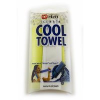 Chladící ručník Cool Twin bílá/limetková