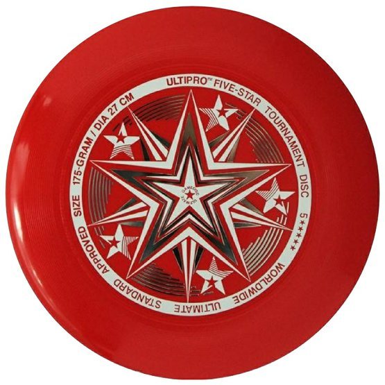 Frisbee UltiPro-FiveStar red 01